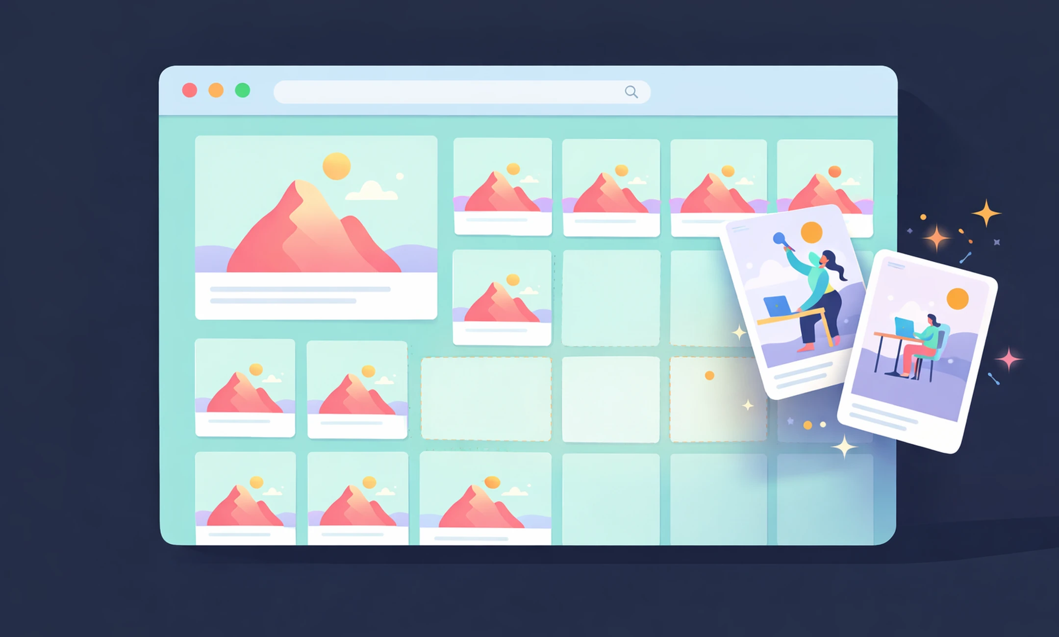 Brushless MCP: Let the Agent That Built Your Page Fill Its Illustration Slots