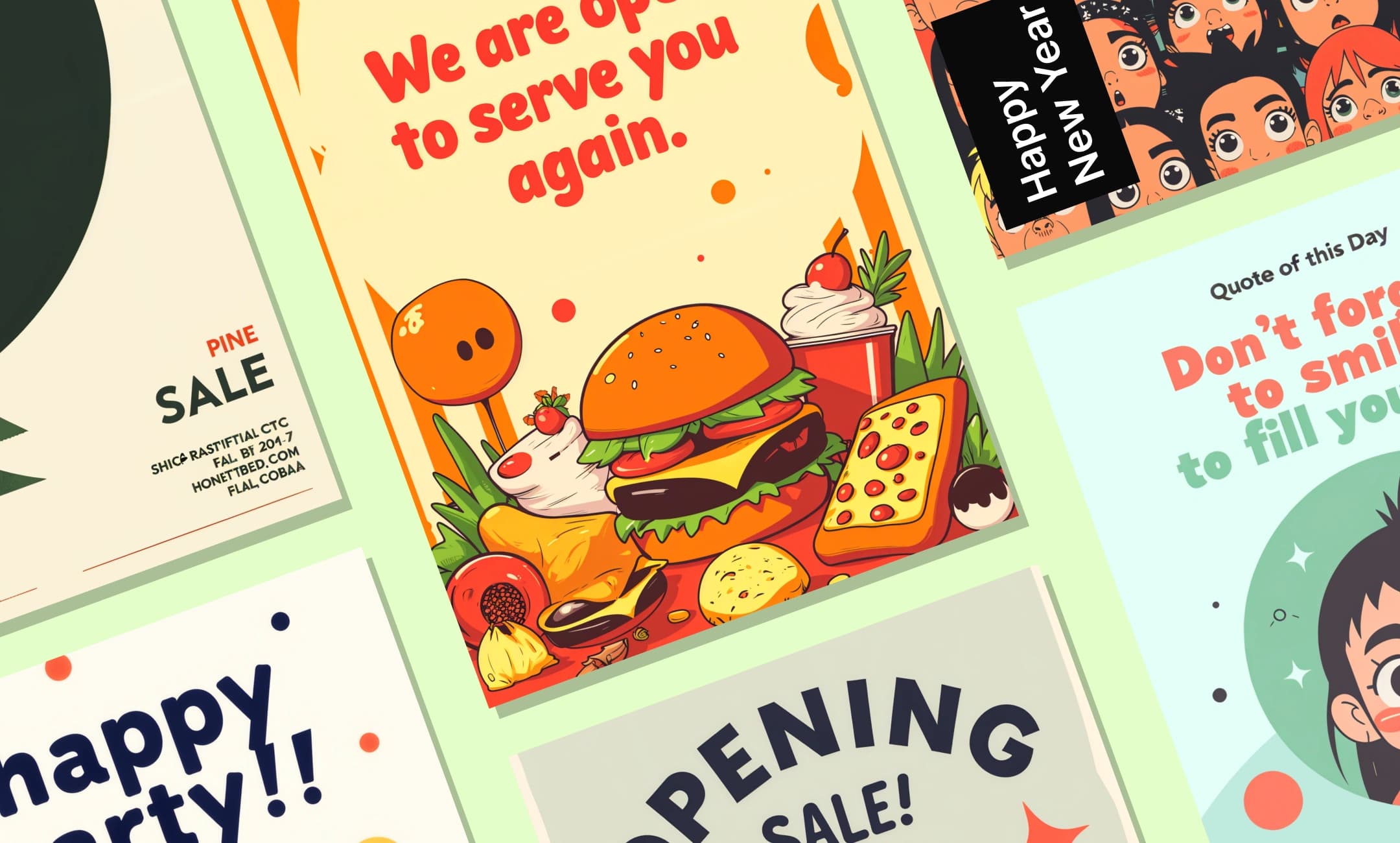 Generate Poster-Style  Illustrations