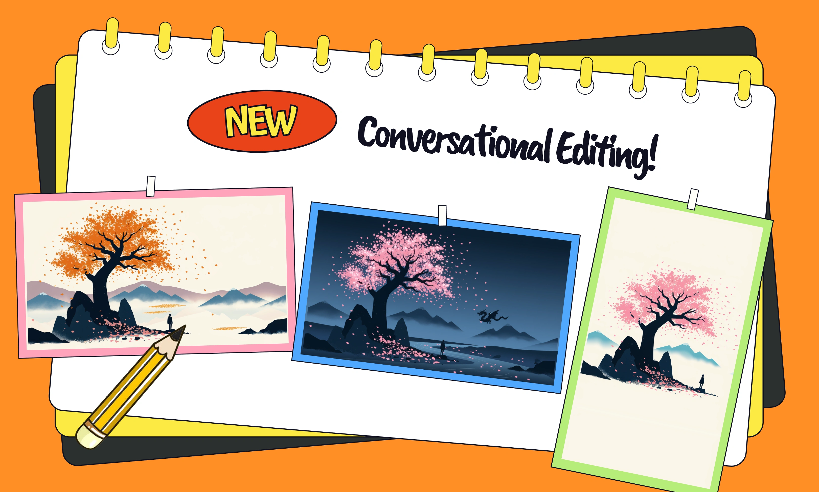 Meet Our AI Illustration Editor: Edit Like You're Chatting with a Designer